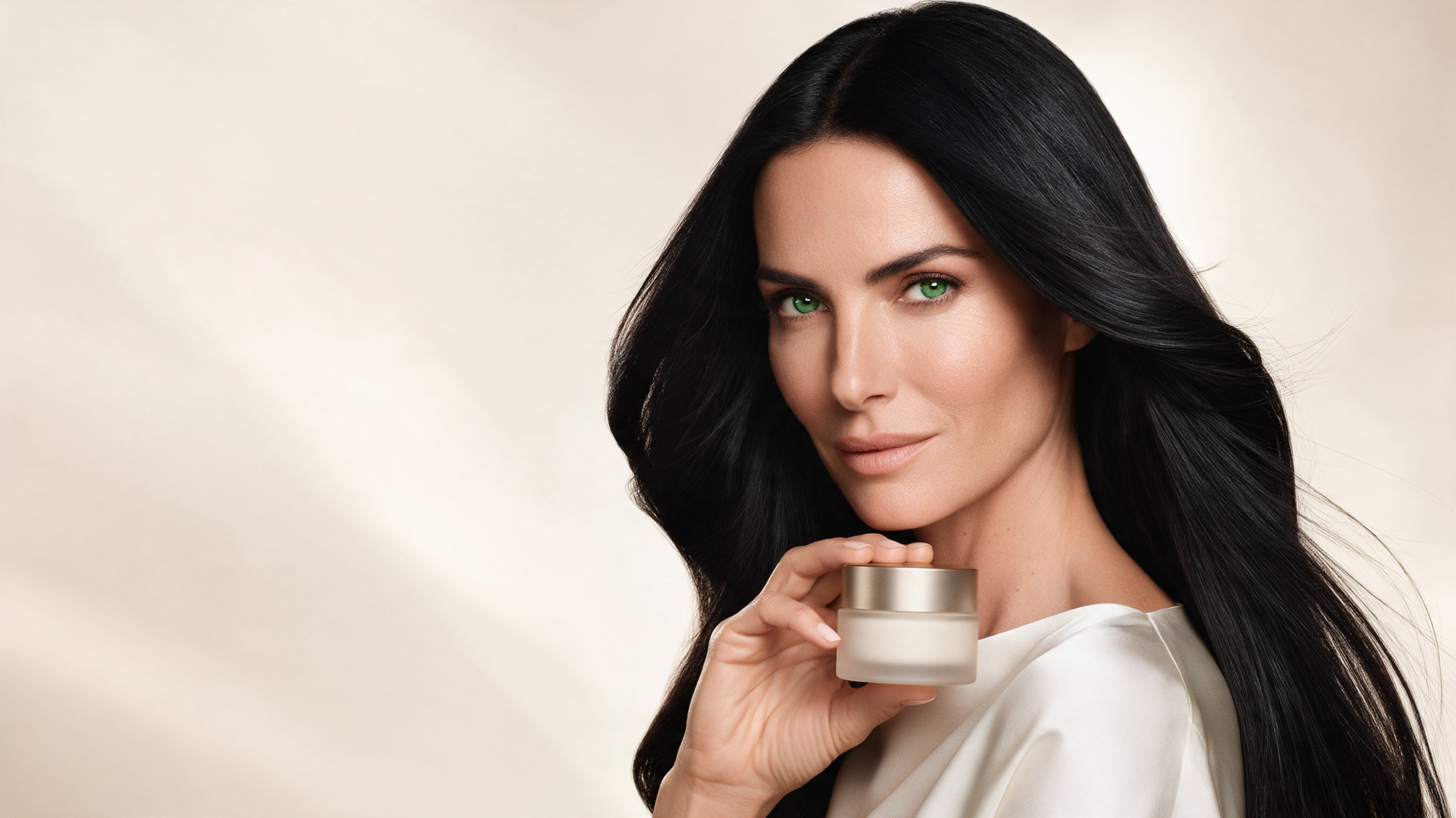 KI-generiertes Beauty-Motiv.